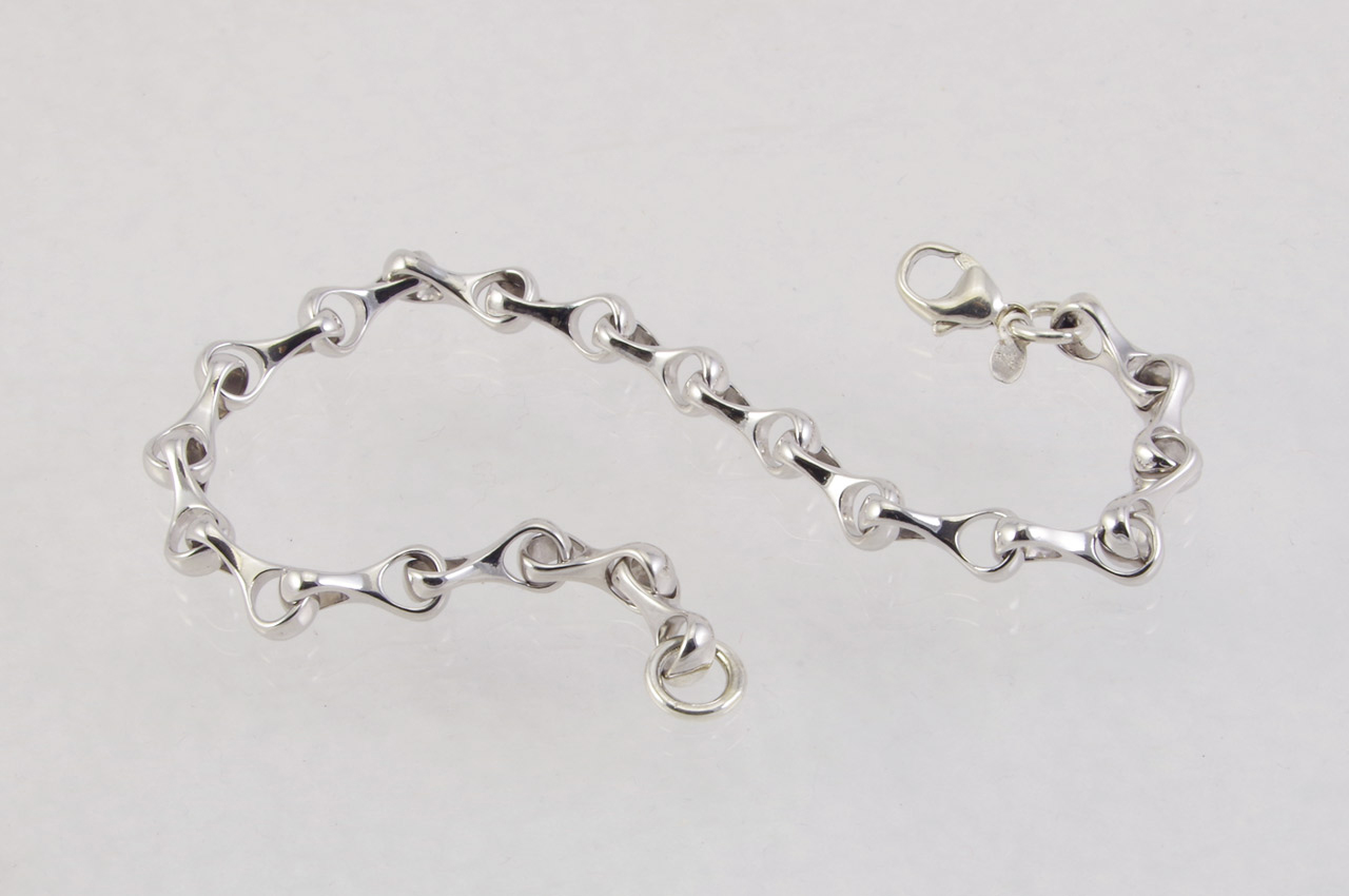 Sterling Silver Fancy Link Bracelet 3